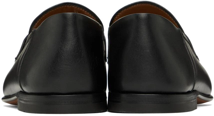 商品Salvatore Ferragamo|Black Gancini Loafers,价格¥7972,第2张图片详细描述