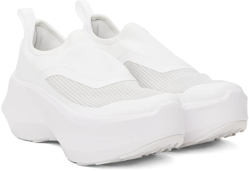 商品Comme des Garcons|White Salomon Edition Slip-On Platform Sneakers,价格¥1614,第4张图片详细描述