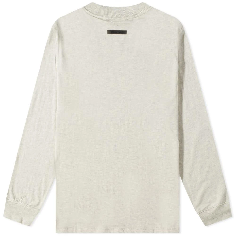 商品Essentials|Fear of God ESSENTIALS Long Sleeve Summer Core Tee - Light Heather Oatmeal,价格¥445,第2张图片详细描述