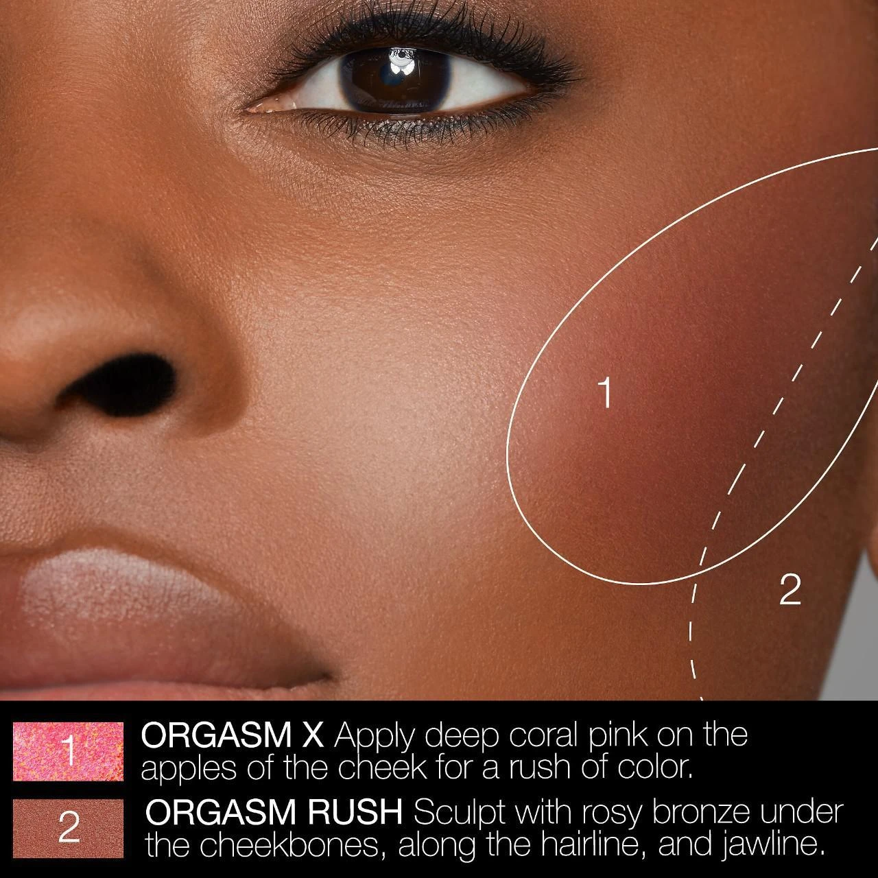 商品NARS|Orgasm Four Play Blush, Contour, and Highlighter Palette,价格¥351,第5张图片详细描述