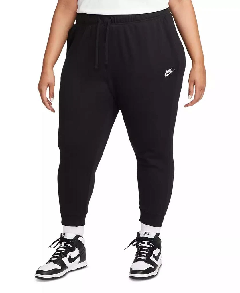 商品NIKE|Plus Size Active Sportswear Club Mid-Rise Fleece Jogger Pants,价格¥342,第1张图片