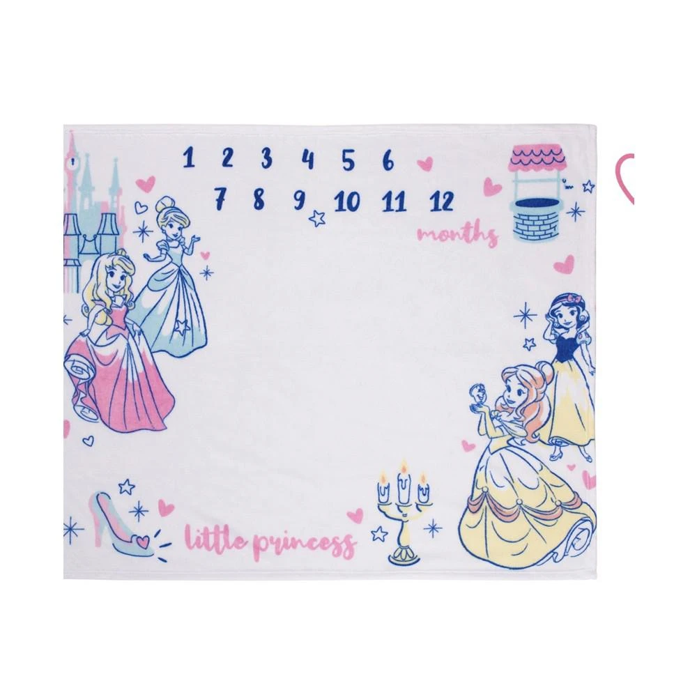 商品Disney|Princess Soft Milestone Baby Blanket Set, 2 Piece,价格¥673,第1张图片