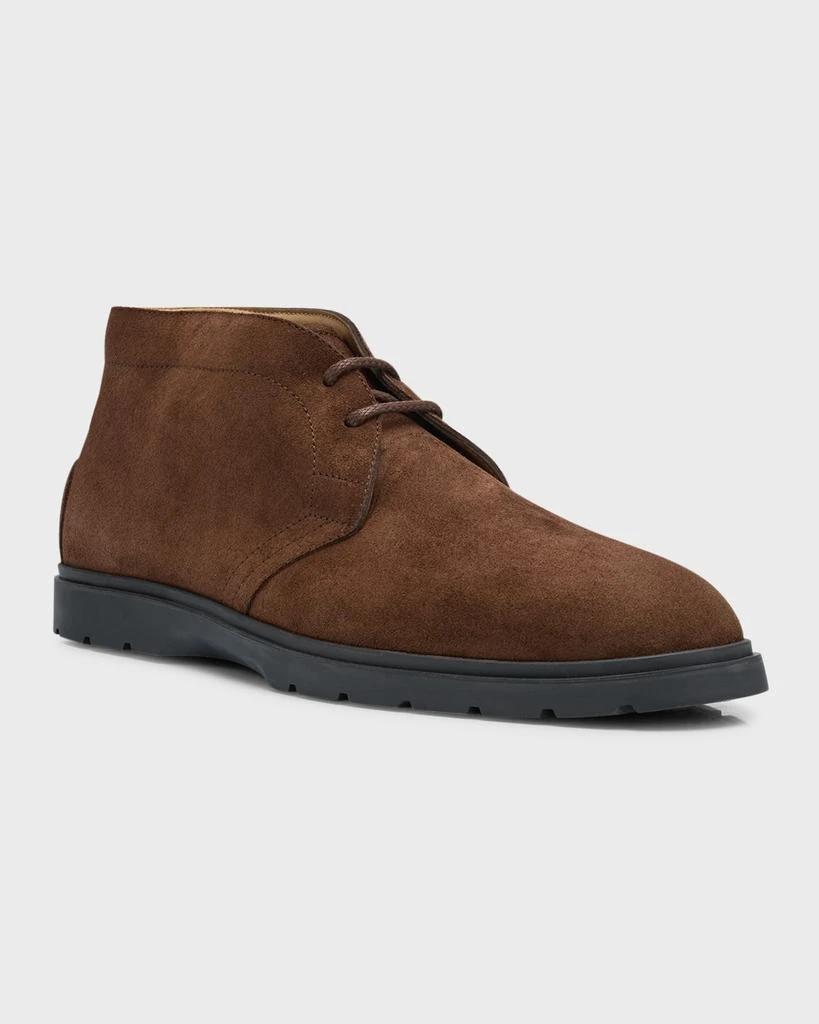 商品Tod's|Men's Polacco Ibrido Estivo Suede Chukka Boots,价格¥6058,第3张图片详细描述