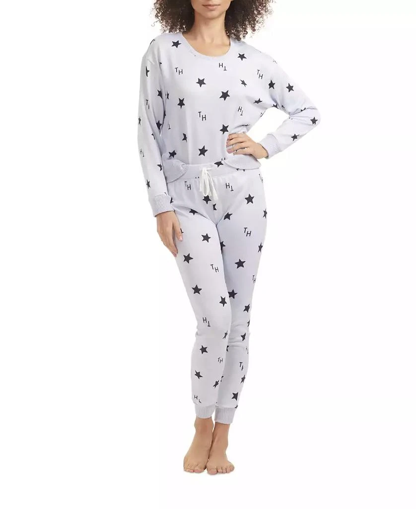 商品Tommy Hilfiger|Women's Hacci Printed Pajama Set,价格¥602,第2张图片详细描述