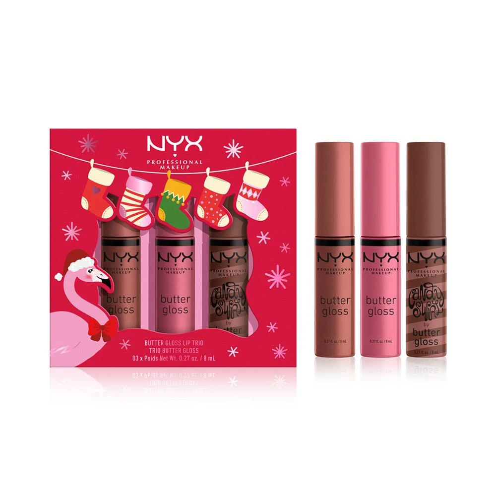 商品NYX Professional Makeup|3-Pc. Butter Gloss Lip Set,价格¥96,第1张图片