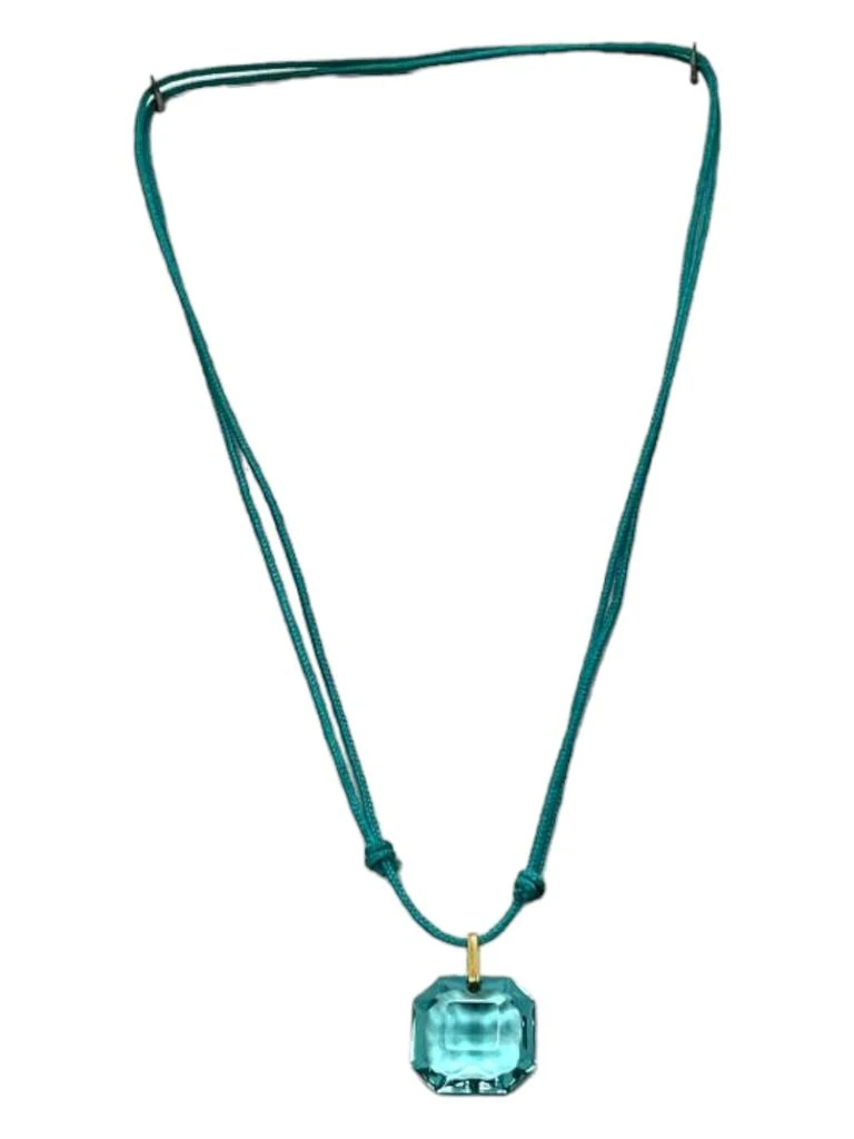 商品Baccarat|2810707 Marie-Hélène ne de Taillac Turquoise Crystal Pendant with Gold Bail,价格¥2050,第1张图片