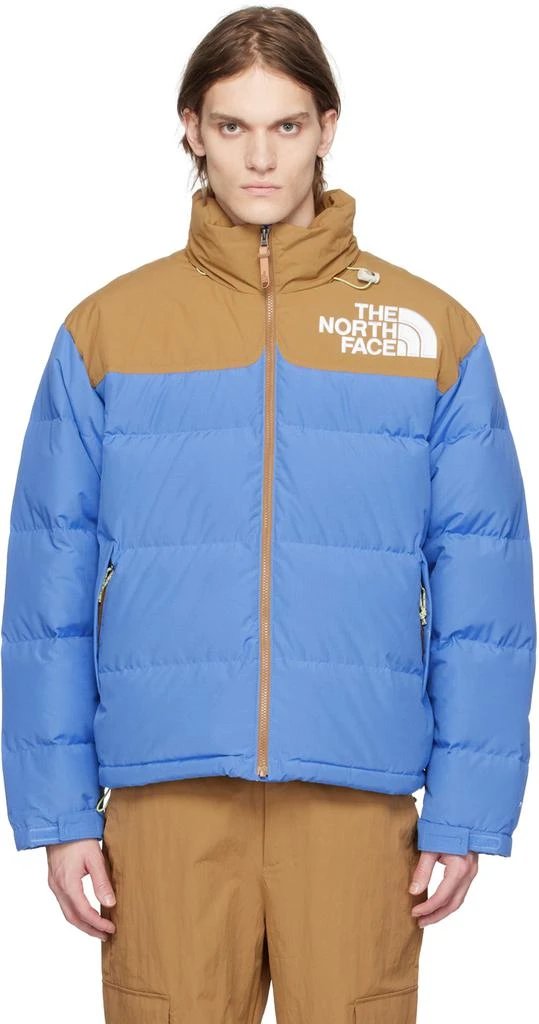 商品The North Face|Blue & Khaki '92 Low-Fi Hi-Tek Nuptse Down Jacket,价格¥2841,第1张图片
