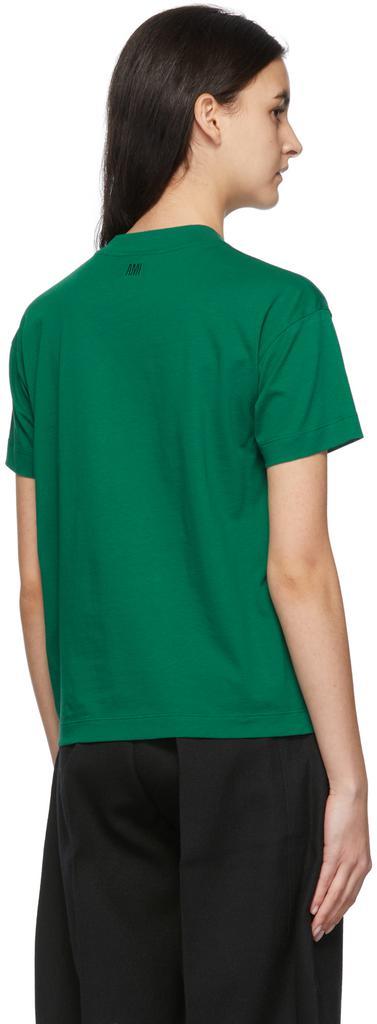 商品AMI|Green Ami de Cœur T-Shirt,价格¥1020,第5张图片详细描述