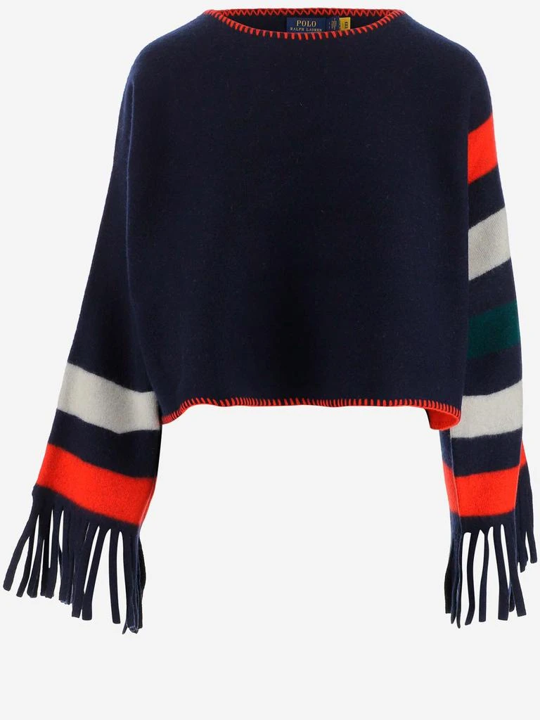 商品Ralph Lauren|RALPH LAUREN FRINGED WOOL SWEATER,价格¥1630,第1张图片