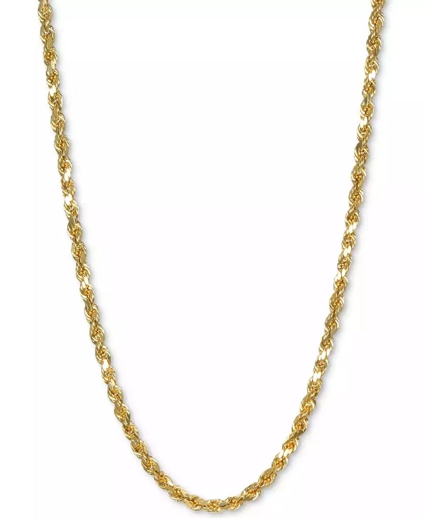 商品Italian Gold|Rope 24" Chain Necklace in 14k Gold,价格¥7111,第1张图片