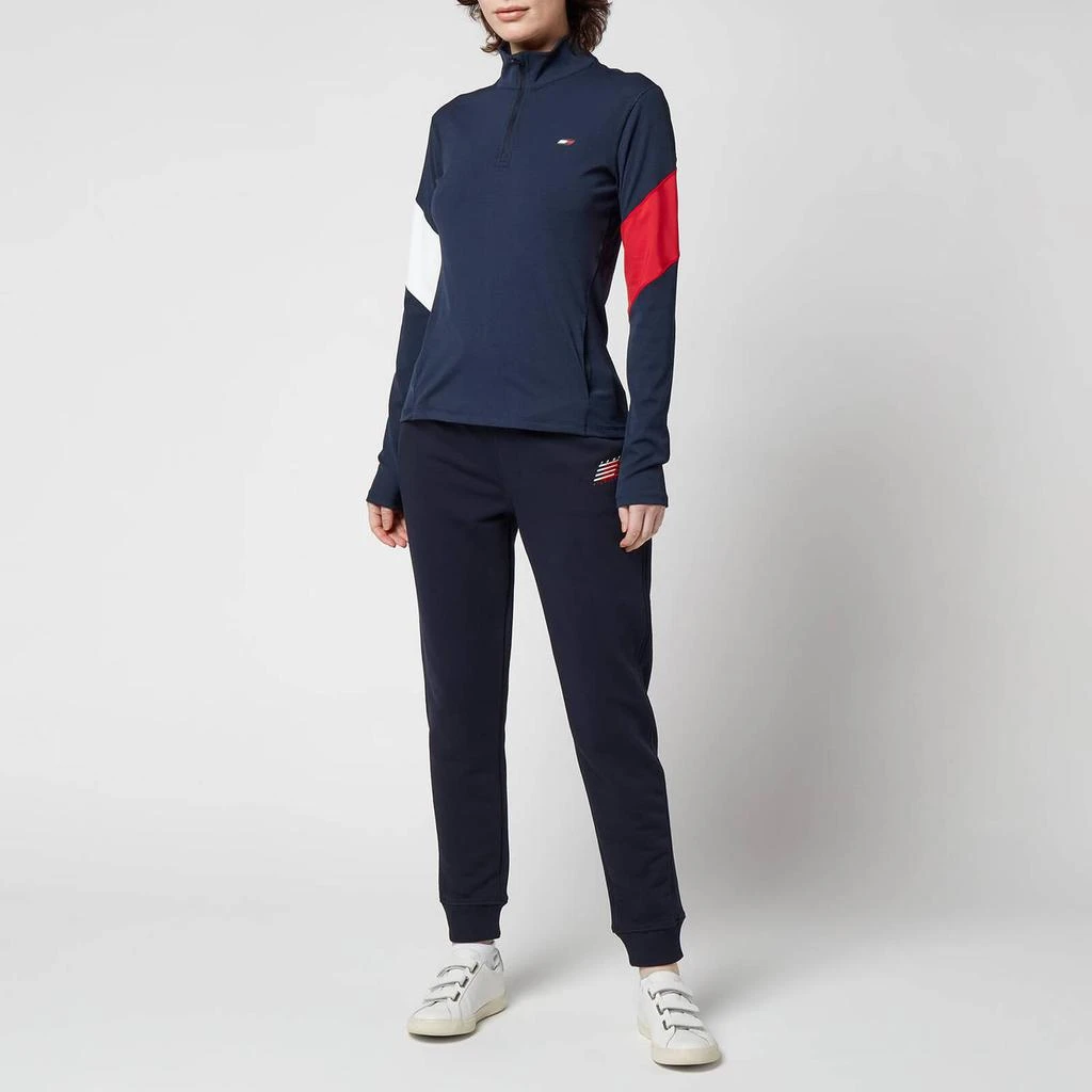 商品Tommy Hilfiger|Tommy Sport Women's Regular Graphic Pants - Desert Sky,价格¥346,第3张图片详细描述