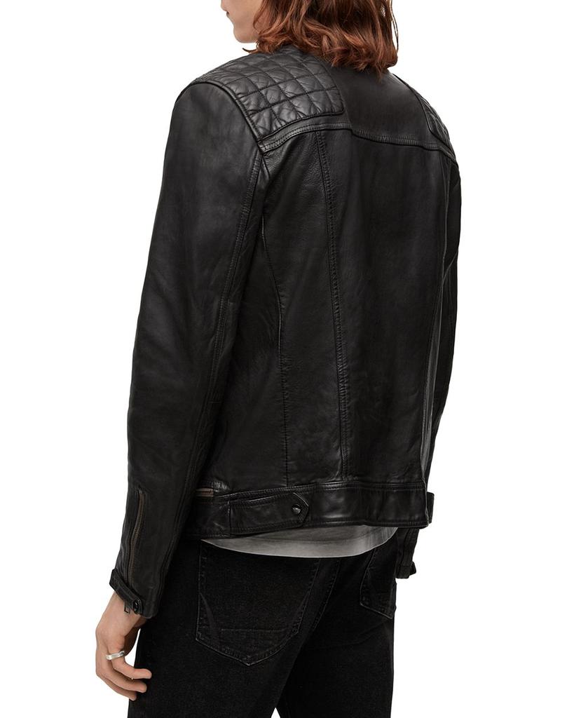 Conroy Leather Biker Jacket商品第3张图片规格展示