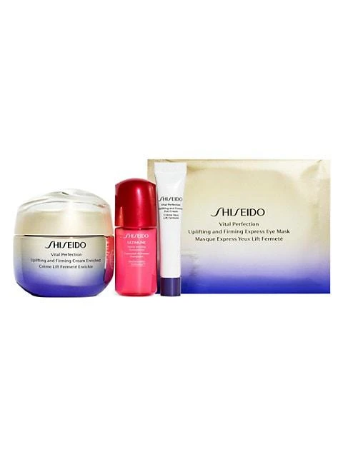 商品Shiseido|Vital Perfection Uplifting Treasures 4-Piece Skincare Collection,价格¥1024,第1张图片