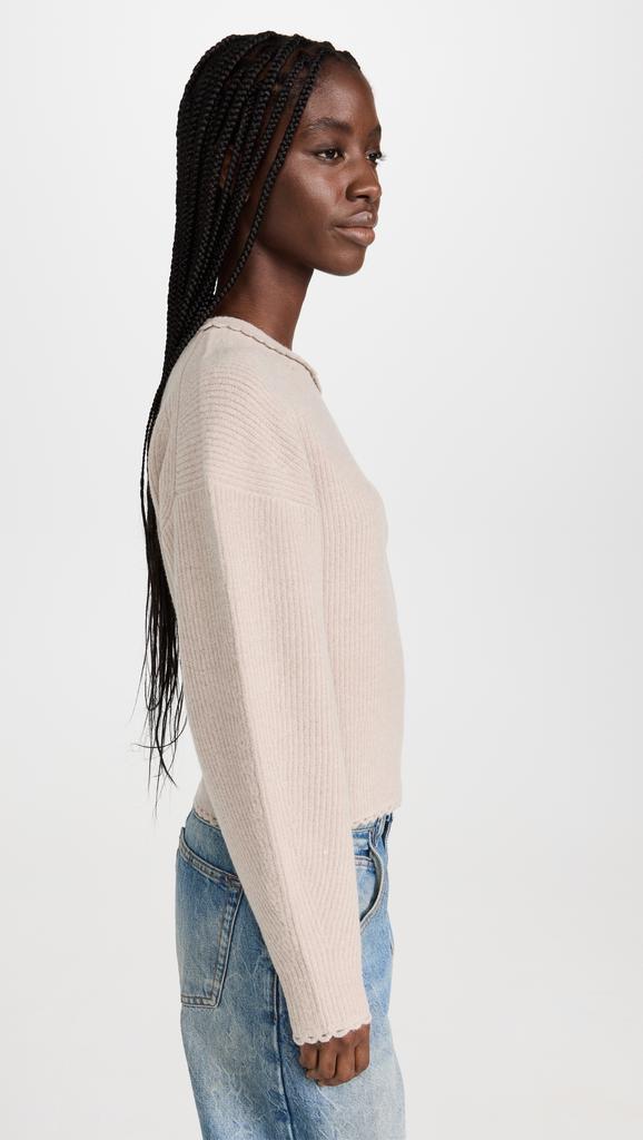 3.1 Phillip Lim 圆领扇贝饰边套头衫商品第4张图片规格展示