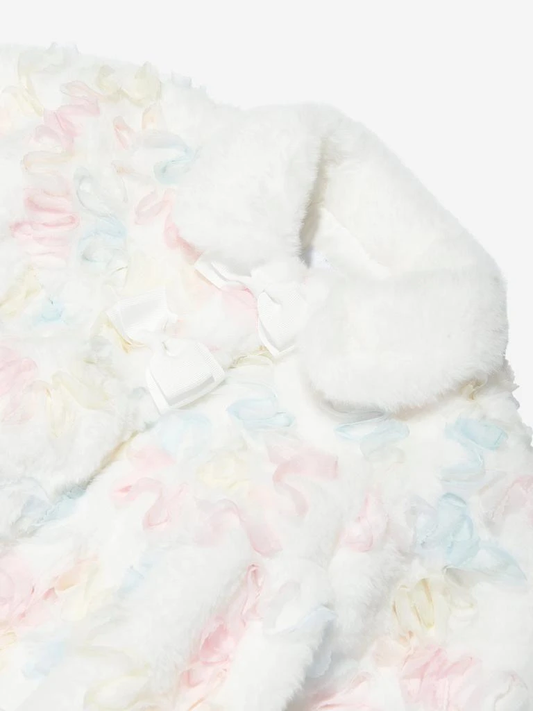 商品Angels Face|Angels Face Baby Girls Harmony Pastel Fur Coat in White,价格¥455,第4张图片详细描述