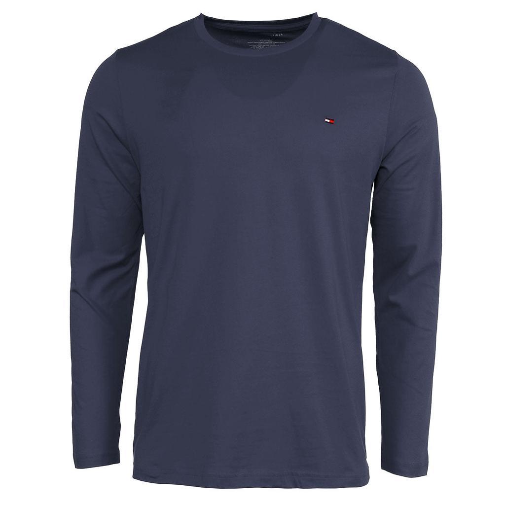 商品Tommy Hilfiger|Tommy Hilfiger Men's Core Flag Long Sleeve Crew,价格¥111,第4张图片详细描述