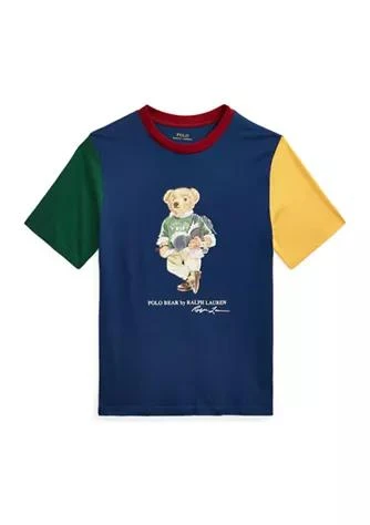 商品Ralph Lauren|Lauren Childrenswear Boys 8 20 Polo Bear Cotton Jersey Graphic T Shirt,价格¥151,第1张图片