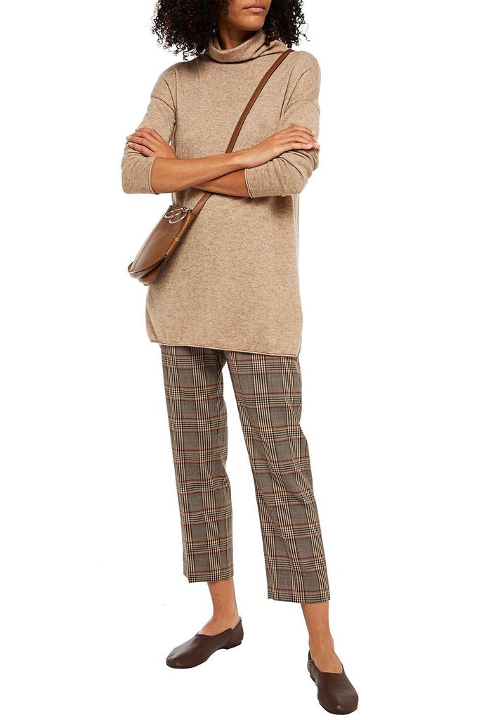 Mélange wool and cashmere-blend turtleneck sweater商品第2张图片规格展示