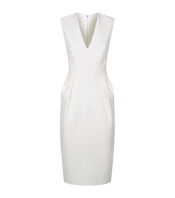 商品Victoria Beckham|Sleeveless V-Neck Fitted Dress,价格¥10329,第1张图片