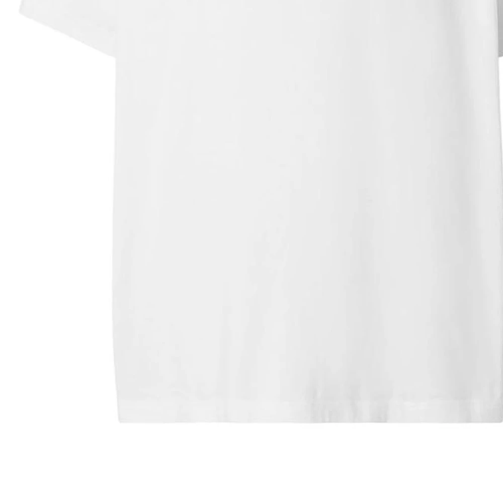 商品[国内直发] Burberry|博柏利 SS23 Logo标贴圆领套头短袖T恤 男款 白色,价格¥2312,第10张图片详细描述