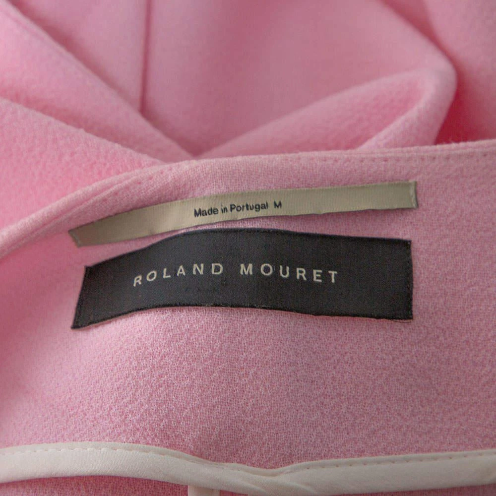 商品[二手商品] ROLAND MOURET|Roland Mouret Light Pink Wool Crepe Palmer Coat M,价格¥1180,第5张图片详细描述