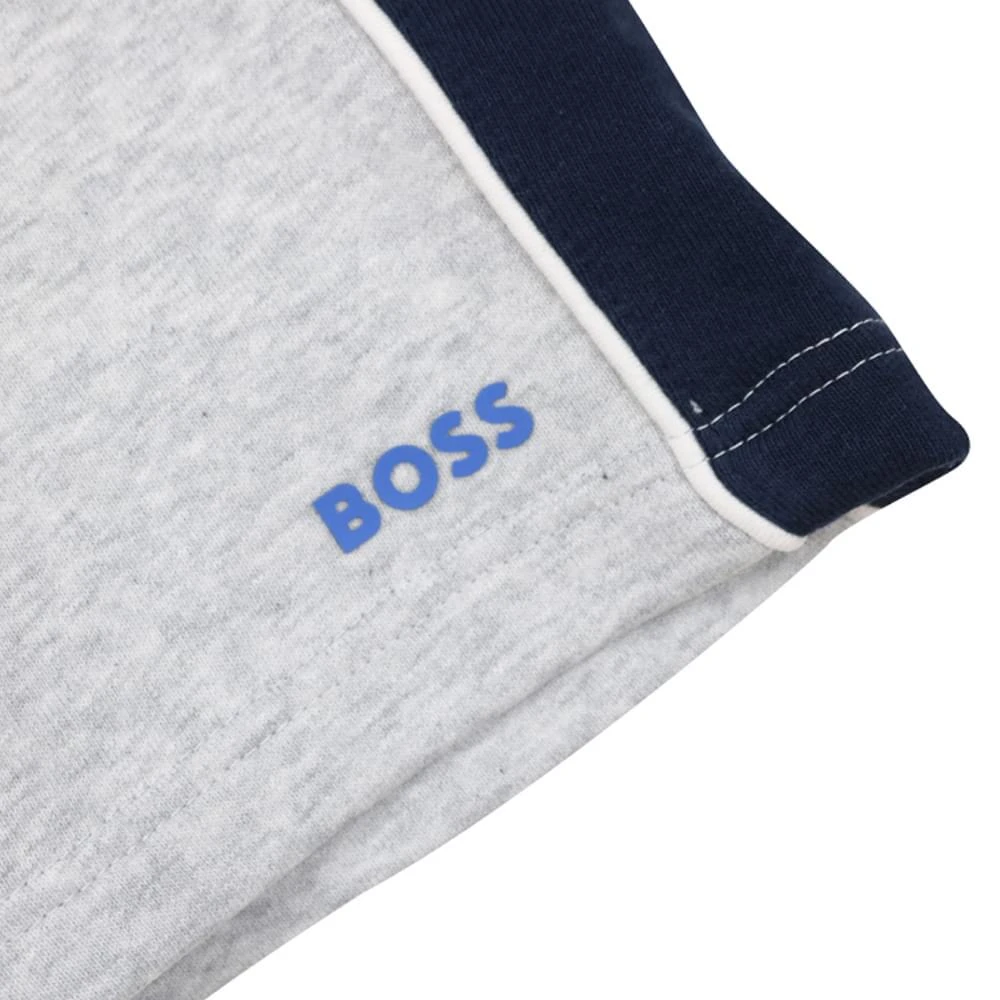 商品Hugo Boss|Grey Cotton Logo Shorts,价格¥326,第3张图片详细描述