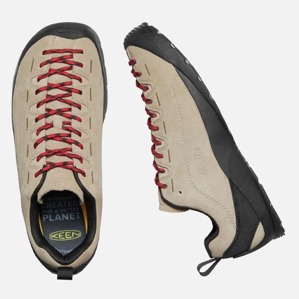 商品Keen|KEEN MEN'S JASPER SUEDE TRAINERS - SILVER/MINK,价格¥800,第2张图片详细描述