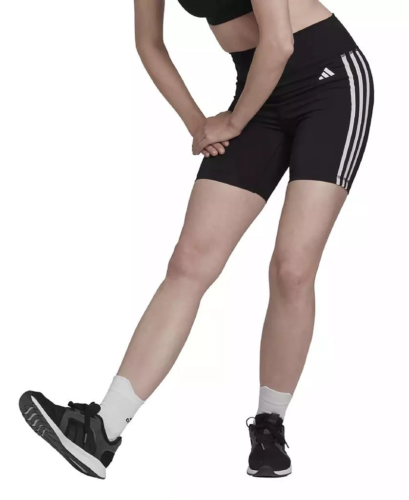 商品Adidas|Women's Training Essentials 3-Stripes High-Waisted Short Leggings,价格¥190,第1张图片