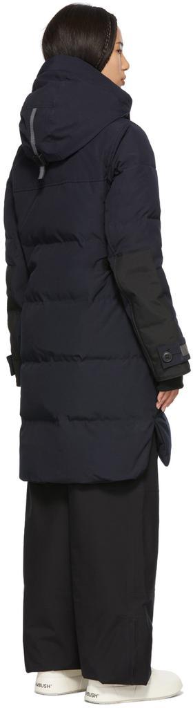 商品Canada Goose|海军蓝 Black Label 系列 Bennett 羽绒派克大衣,价格¥10248,第5张图片详细描述