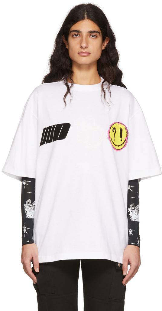 商品We11done|White Cotton T-Shirt,价格¥2196,第1张图片