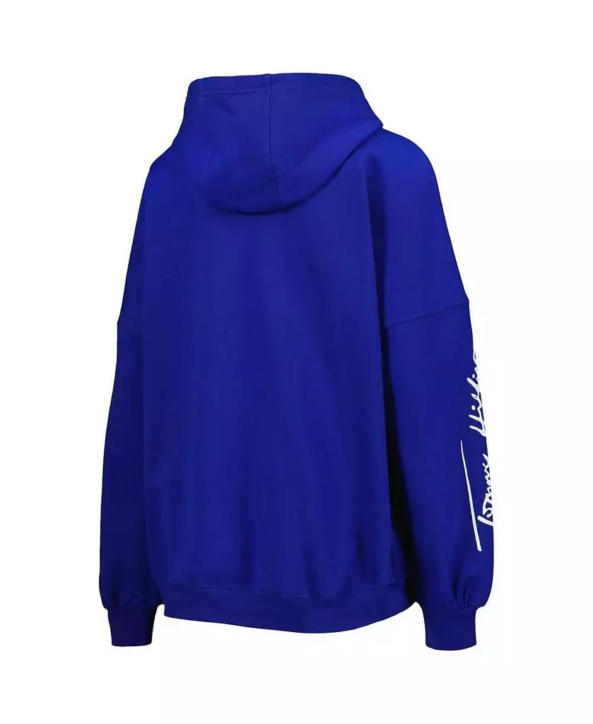 商品Tommy Hilfiger|Women's Royal Indianapolis Colts Becca Drop Shoulder Pullover Hoodie,价格¥501,第3张图片详细描述