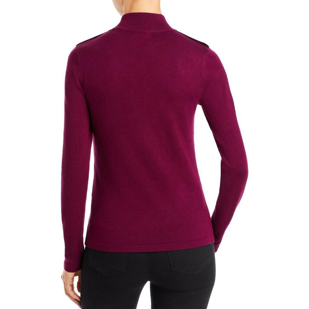 商品Tahari|T Tahari Womens Illusion Mock Neck Pullover Sweater,价格¥208,第4张图片详细描述