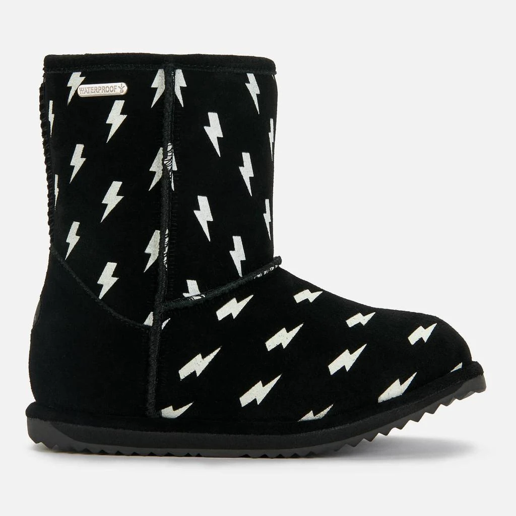 商品EMU Australia|EMU AUSTRALIA KIDS' LIGHTNING BOLT BRUMBY WATERPROOF BOOTS - BLACK,价格¥138,第1张图片