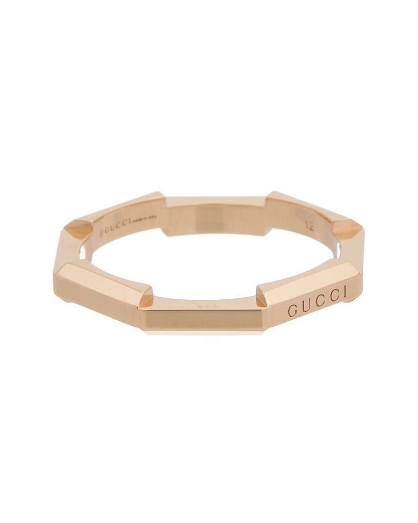 商品Gucci|Gucci Link to Love 18K Rose Gold Ring,价格¥5165,第1张图片
