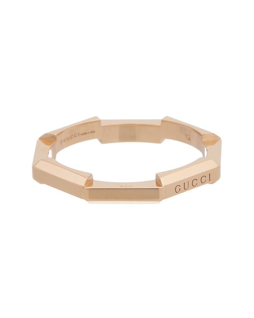 商品Gucci|Gucci Link to Love 18K Rose Gold Ring,价格¥5312,第1张图片