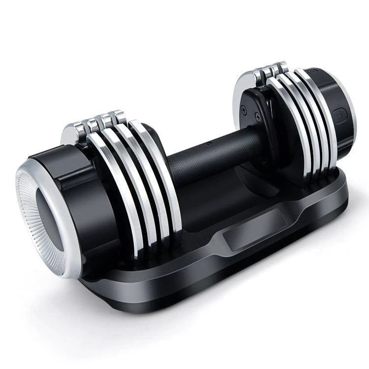 商品Hivvago|5-in-1 Weight Adjustable Dumbbell with Anti-Slip Fast Adjust Turning Handle,价格¥1277,第1张图片