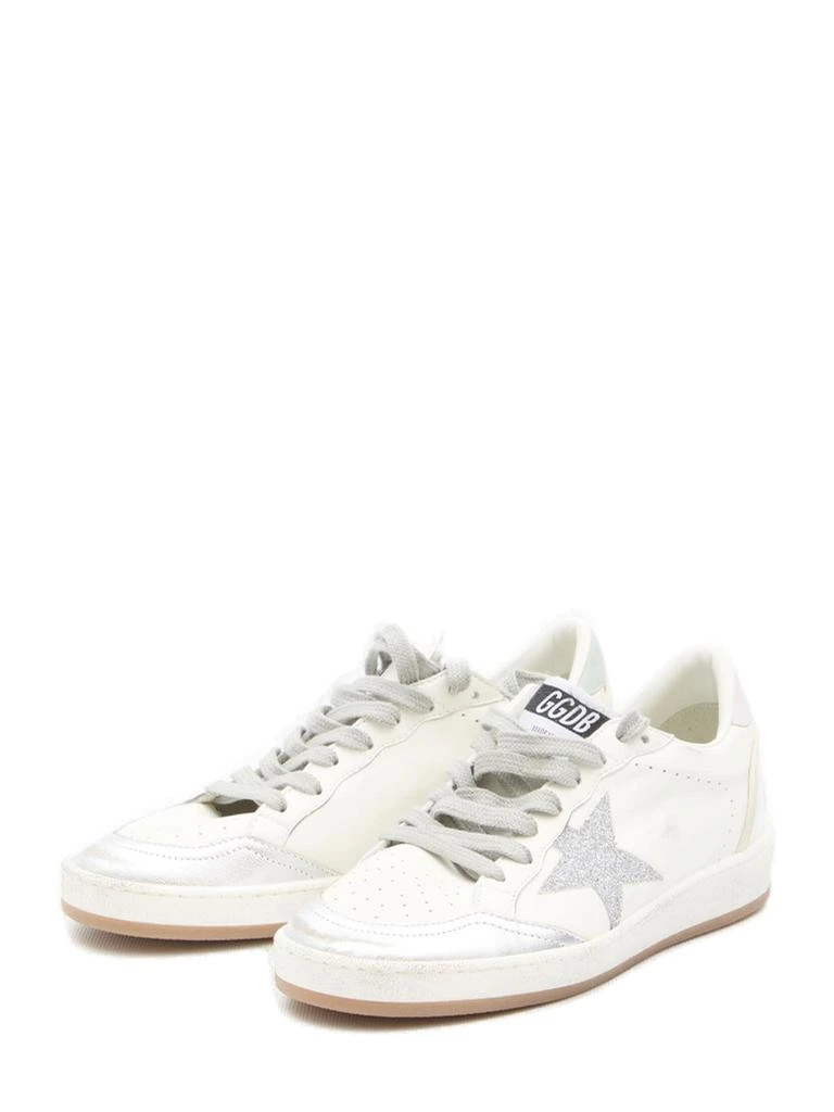 商品Golden Goose|Golden Goose Deluxe Brand Ball Star Glittered Lace-Up Sneakers,价格¥4523,第3张图片详细描述