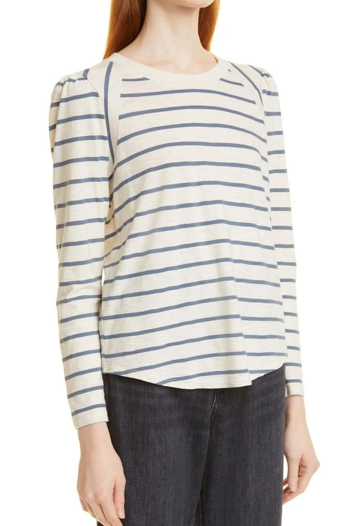 商品VERONICA BEARD|Mason Stripe Long SleeveT-Shirt,价格¥534,第4张图片详细描述