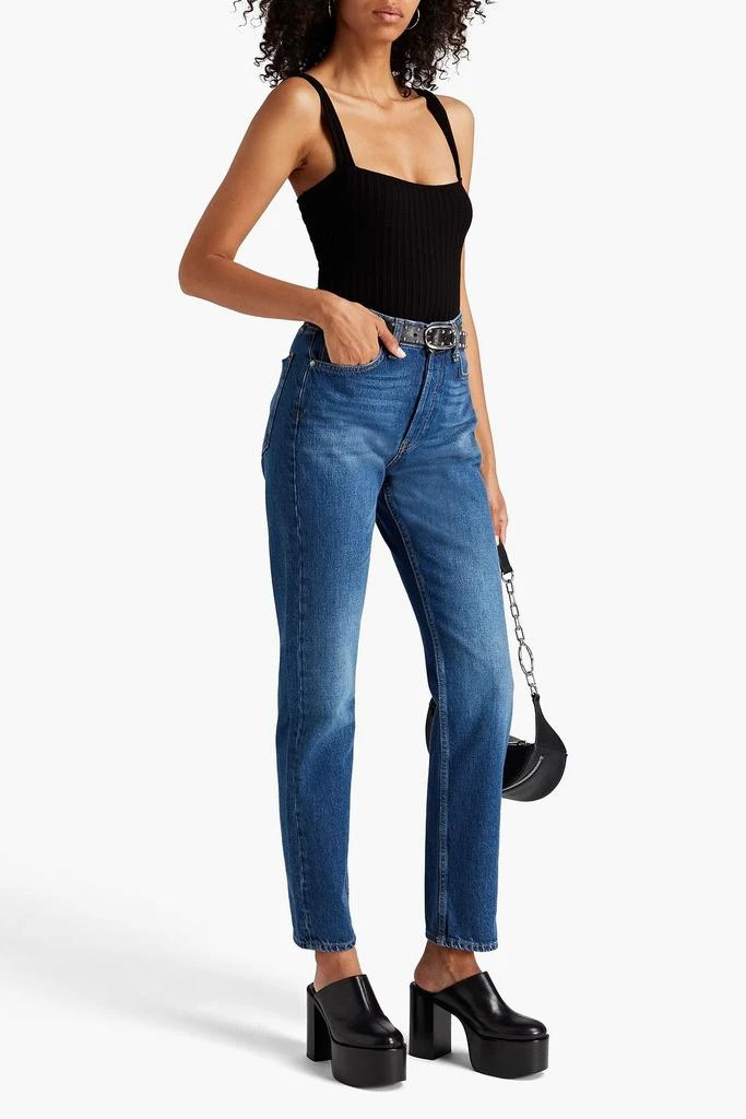 商品Rag & Bone|Faded high-rise slim-leg jeans,价格¥503,第2张图片详细描述