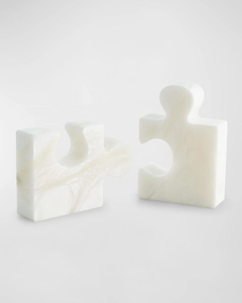 商品Global Views|Jigsaw Bookends - Set of 2,价格¥6196,第1张图片
