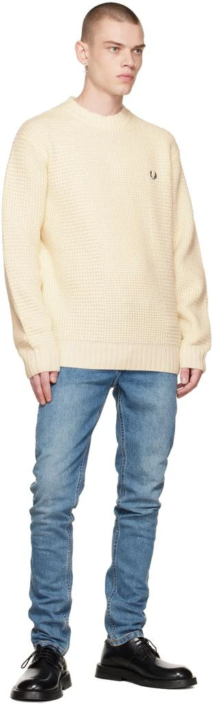 商品Fred Perry|Off-White Textured Sweater,价格¥661,第4张图片详细描述