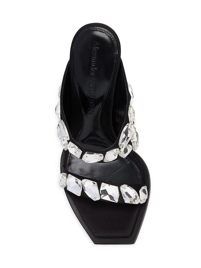 商品Alexander McQueen|Crystal-Embellished Mules,价格¥3885,第5张图片详细描述