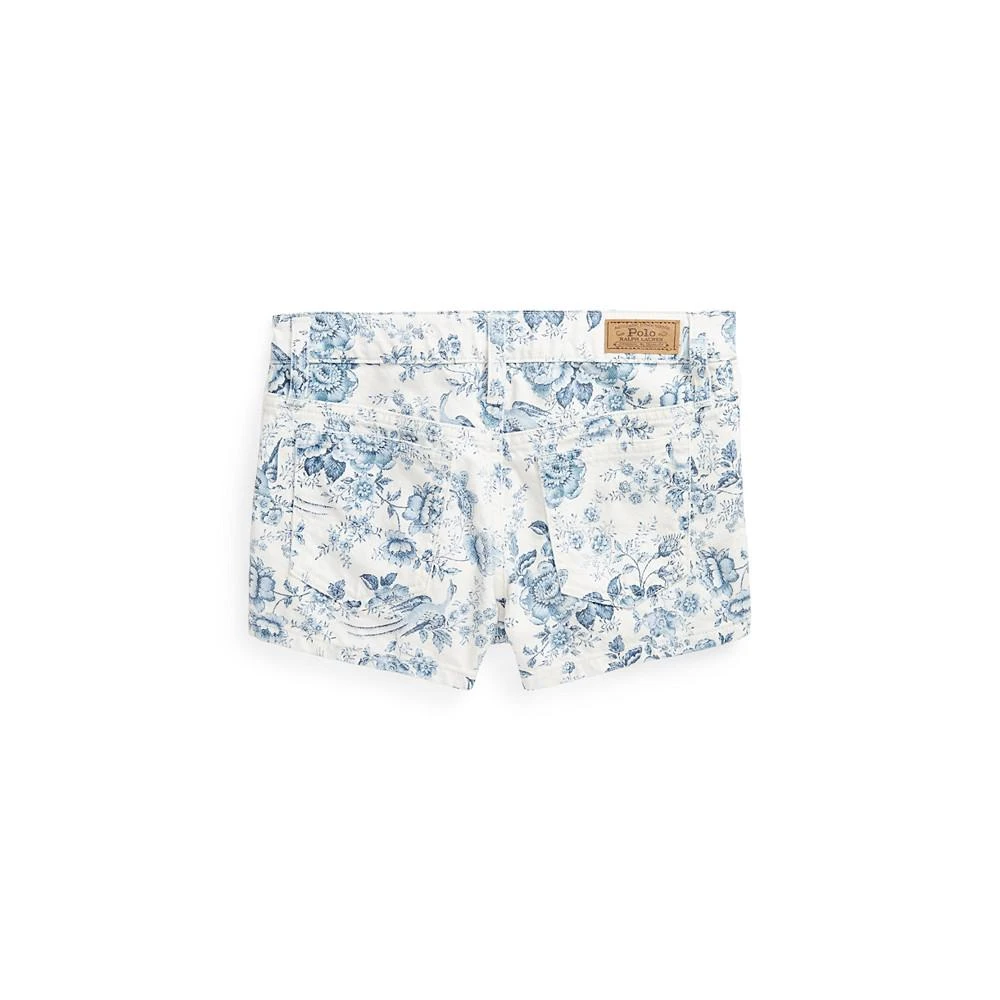 商品Ralph Lauren|Toddler and Little Girls Floral Denim Shorts,价格¥106,第3张图片详细描述