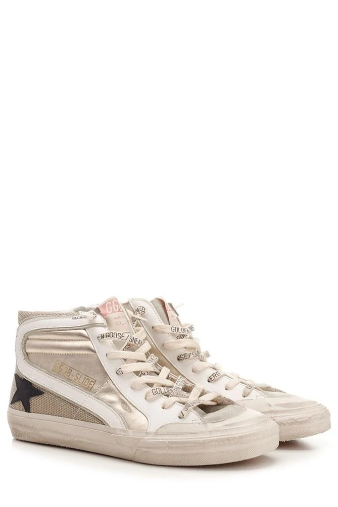 商品Golden Goose|Golden Goose Deluxe Brand Slide High-Top Sneakers,价格¥4789,第2张图片详细描述