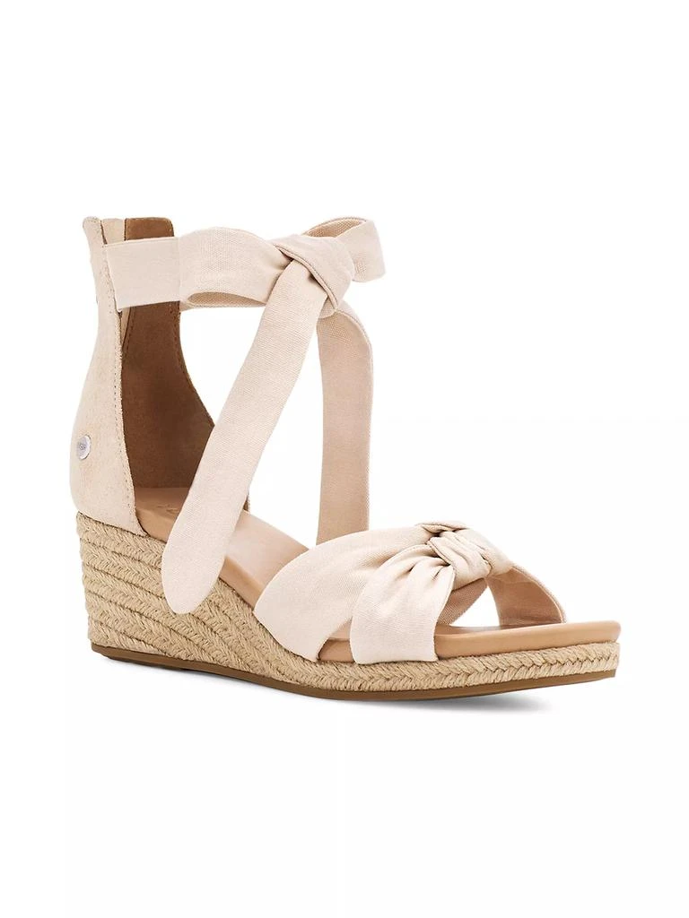 商品UGG|Yarrow Suede Espadrille Wedge Sandals,价格¥375,第2张图片详细描述