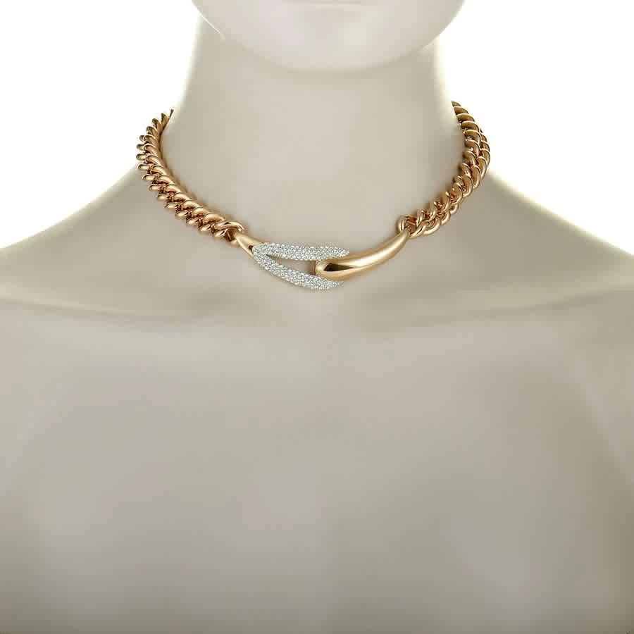 商品Swarovski|Every Stainless Steel Rose Gold Plated Crystal Necklace,价格¥633,第2张图片详细描述