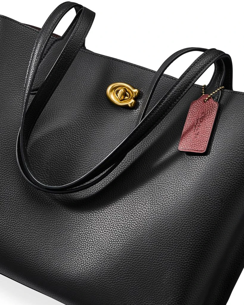 商品Coach|Willow Pebbled Leather East-West Tote Bag,价格¥2938,第5张图片详细描述