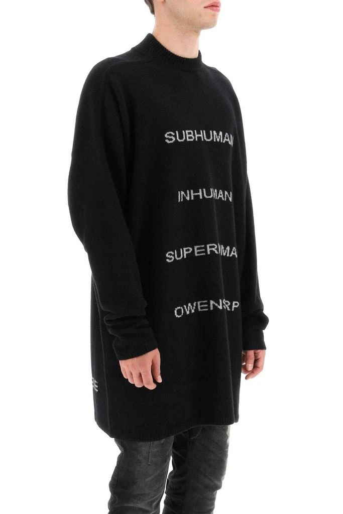 商品Rick Owens|'TOMMY' SWEATER IN RECYCLED CASHMERE,价格¥4039,第3张图片详细描述