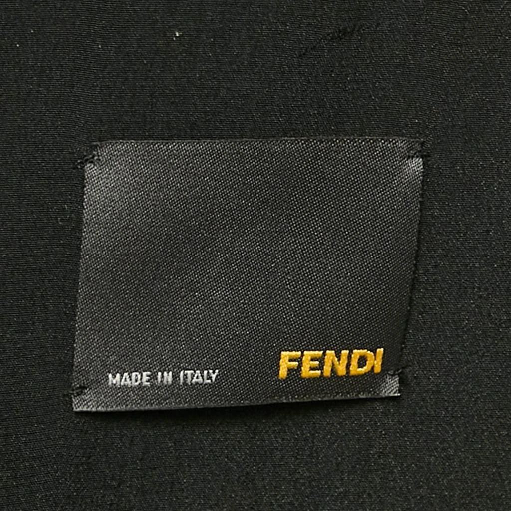 商品[二手商品] Fendi|Fendi Green Wool and Fur Trim Jacket and Leggings Set M/S,价格¥3632,第4张图片详细描述