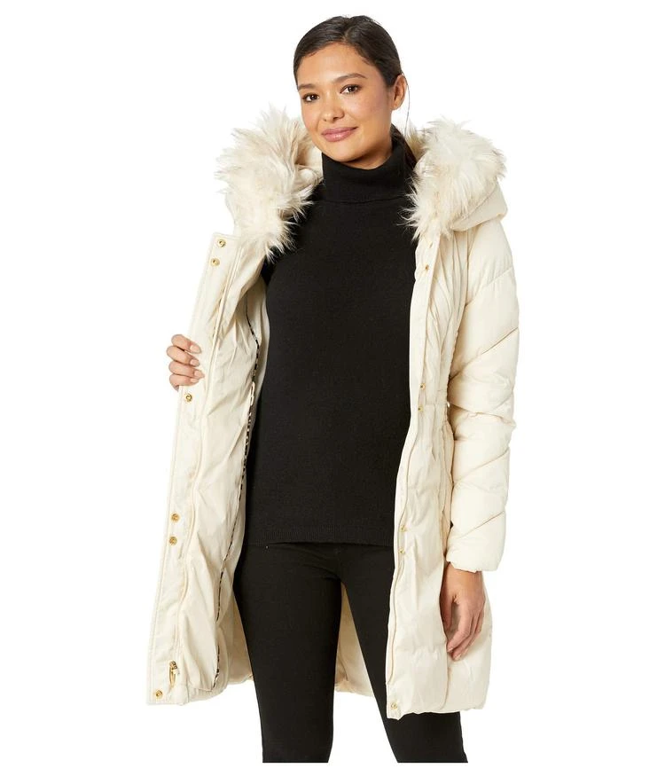商品Via Spiga|Faux Fur Trimmed Hood Winter Coat,价格¥650,第5张图片详细描述